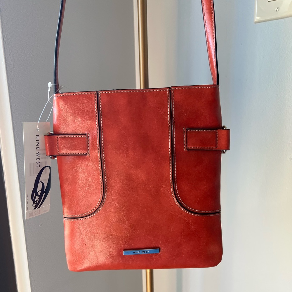 NWT coral Nine West crossbody purse